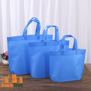 พร้อมส่ง ถุงผ้า สีพื้น T204 ช้อปปิ้ง ถุงผ้าสปันบอนด์ กระเป๋าผ้า ลดโลกร้อน ขยายก้น ไม่ขยายข้าง