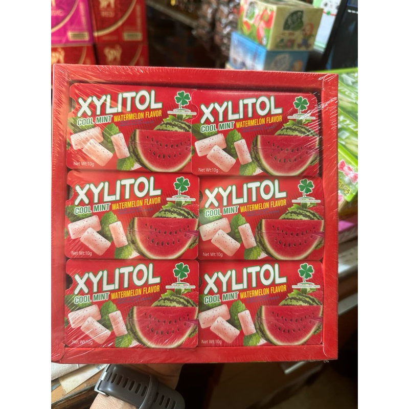 หมากฝรั่งกรอบรสผลไม้30ชิ้น