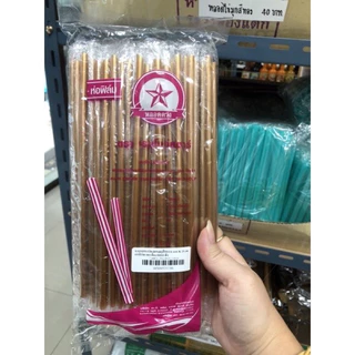 หลอด 6 มิล ปลายแหลมเรนโบว์ ห่อฟิลม์ 100 เส้น 25บาท สุดคุ้ม