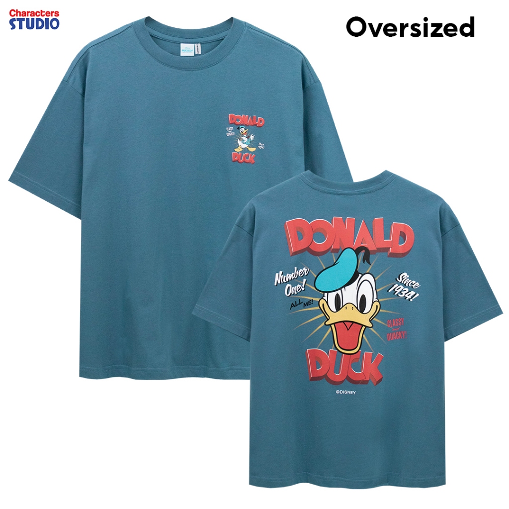 Disney Family Donald Duck 90th // Oversized T-Shirt // - เสื้อยืดครอบครัวดิสนีย์โอเวอร์ไซส์ ลายโดนัลด์ดั๊ก