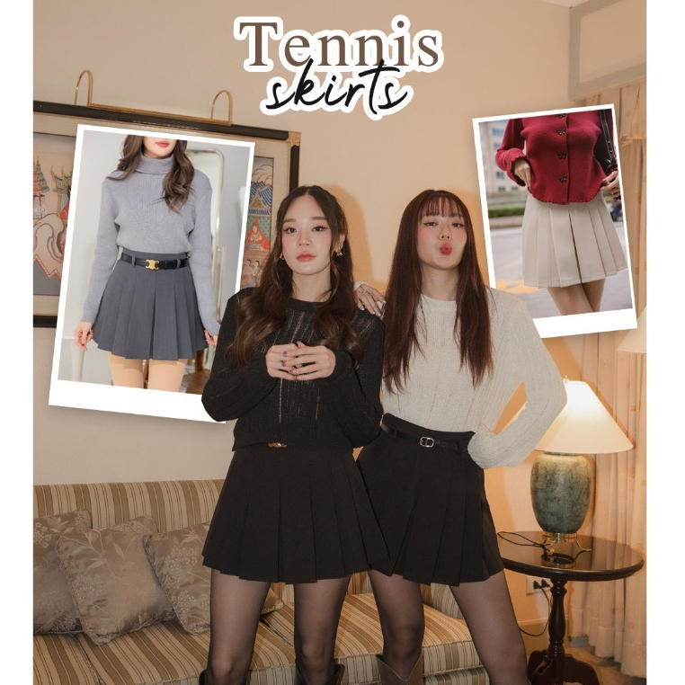 Tennis skirts กระโปรง **เทนนิส** ผ้าดีมาก ทรงสวยค่ะ แนะนำสำหรับสาวๆที่ชอบใส่กระโปรงค่ะ