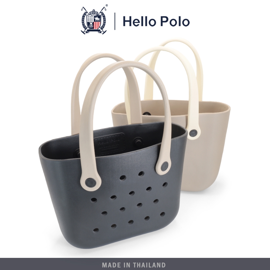 Hello Polo กระเป๋า ชายหาด กระเป๋าสะพายผญ แฟชั่น แบบกันน้ำ ลำลอง แบบพกพา ความจุสูง EVAนุ่มนวลเหมือนเมฆ กระเป๋าสวยๆ BH2003
