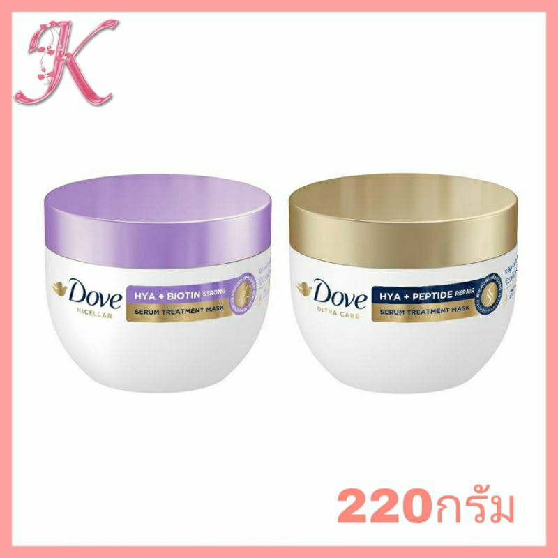 โดฟ ทรีทเมนท์ Dove Intense Repair Treatment Mask Dark Blue 220ml.