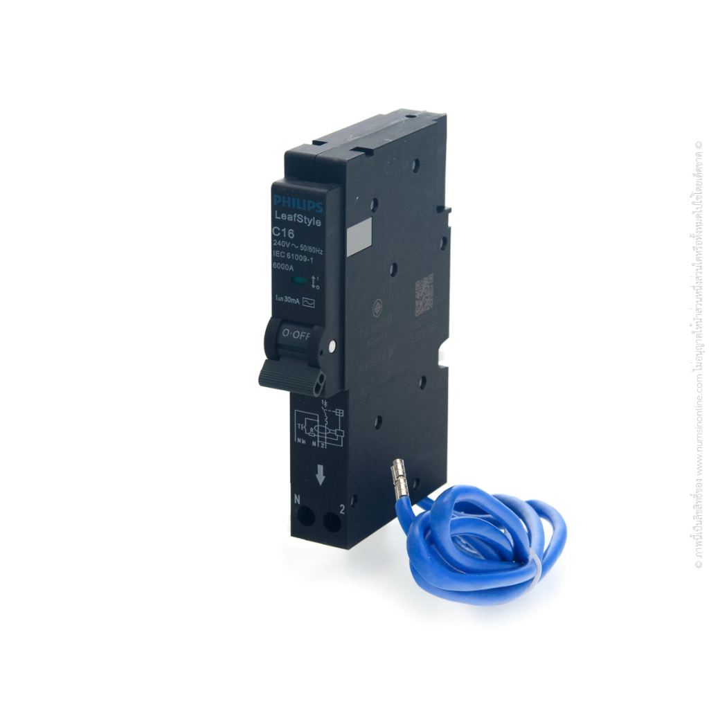เซอร์กิตกันดูด 1P+N 16A 6kA 30mA LEAFSTYLE