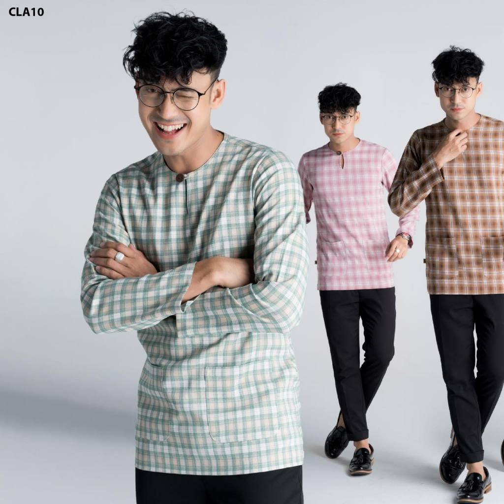Kurta Classiq 10 (ลายสก็อต) - Elrah Exclusive