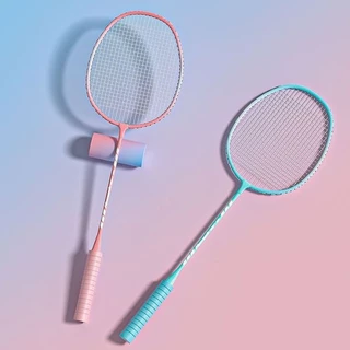 ฟรี 3 ลูก ไม้แบดมินตัน แพคคู่ (2ไม้) อุปกรณ์กีฬา พร้อมกระเป๋าพกพา Badminton racket จัดส่ง 24 ชั่วโมง