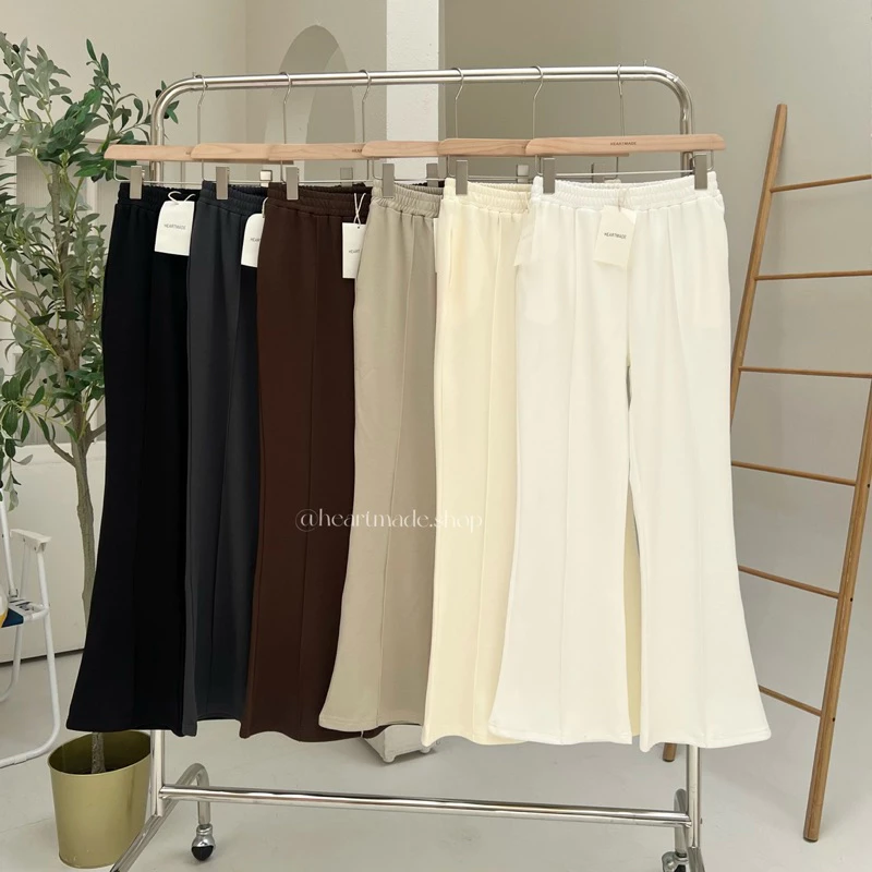 (D24) Heartmade - Wila Pants เข้าพร้อมส่งครบ 6 สี (กางเกงทรงขาม้าพร้อมกระเป๋าข้าง)