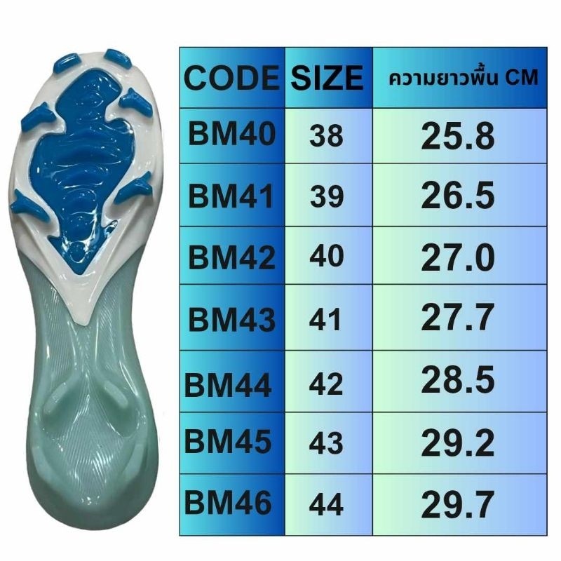 พื้นรองเท้าสตั๊ด พื้นรองเท้าด้านนอก MV.2ปุ่มFG🌟