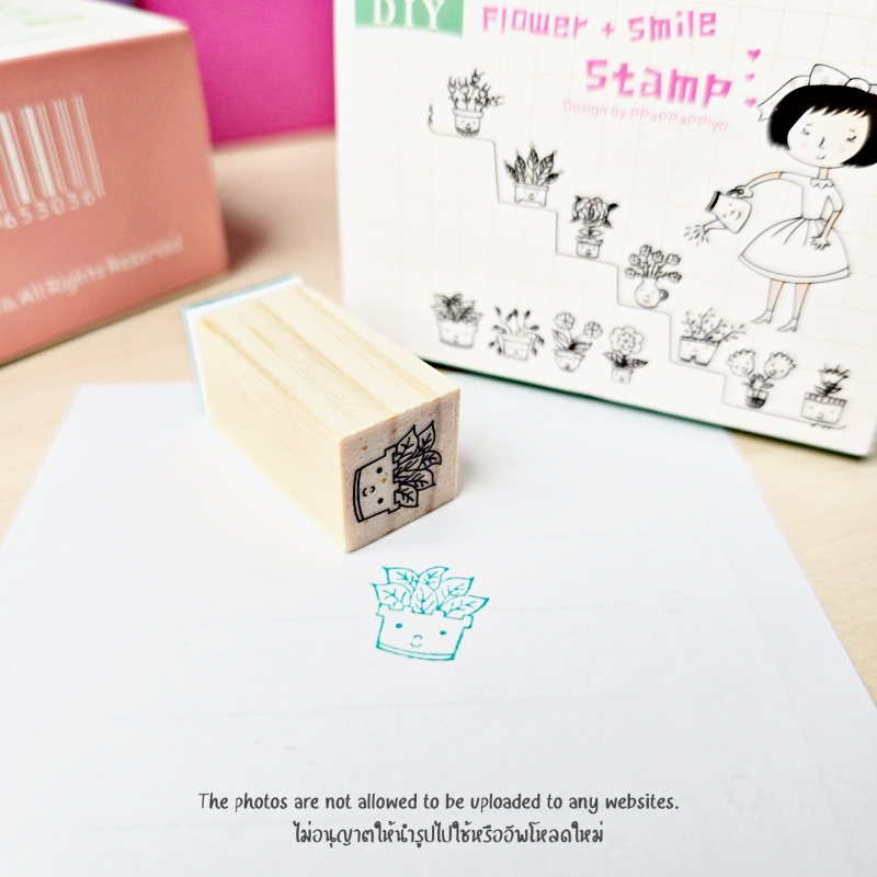 ชุดสแตมป์ DIY ตัวปั๊มตกแต่งไดอารี่ ตัวปั๊มลายน่ารัก (5800WON) - รูปที่ 2