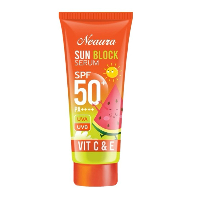 นีออร่า ซัน บล็อก เซรั่ม เอสพีเอฟ 50+ พีเอ++++ Neaura Sun Block Serum SPF50+ PA++++ขนาด 150 กรัม