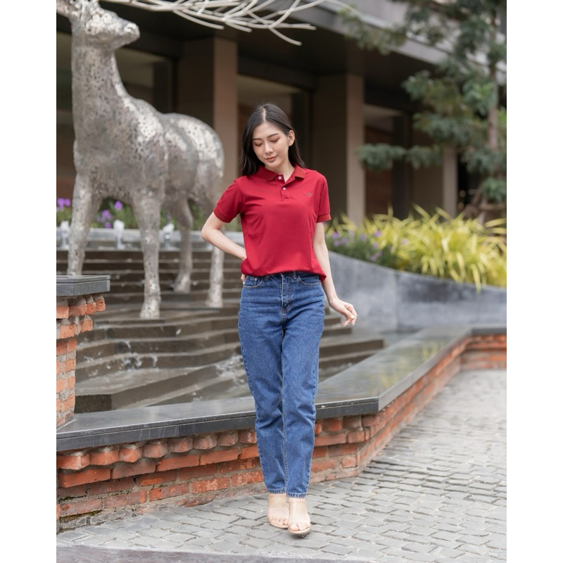 เสื้อโปโล Bulltus brand ทรงผู้หญิงปกเรียบ S M L อก36-40“