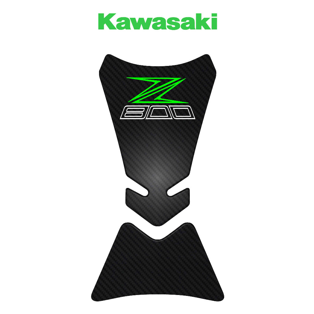 กันรอยถัง KAWASAKI รุ่น Z800 - สีเขียว #กันรอยZ800 #กันรอยฝาถังZ800 #ของแต่งZ800