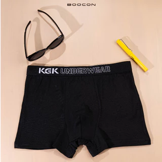 [3ตัว] KGK Underwear กางเกงในเคจีเค กางเกงในชายขาสั้น ทรงบ็อกเซอร์ เนื้อผ้านิ่มยืดหยุ่น ใส่สบายไม่อึดอัด ผ้าระบายอากาศ