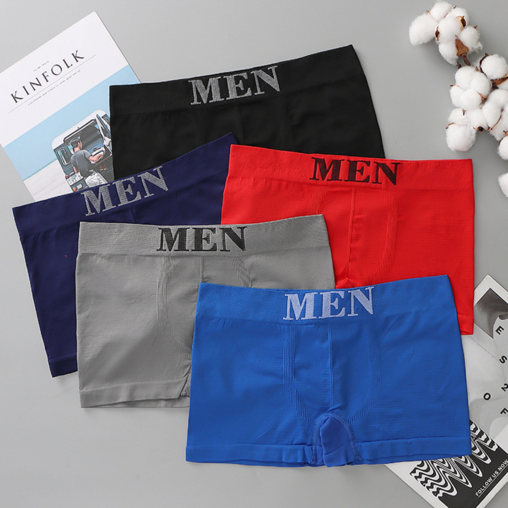 (แพ็ค10ตัว) บ็อกเซอร์ชาย A51กางเกงในชาย แพ็ค10ตัวคละสี ใส่สบาย ระบายอากาศได้ดี ยืดหยุ่น สินค้าพร้อมส่งจากไทย