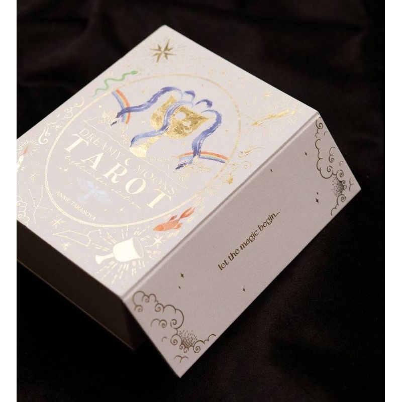 Dreamy Moons Tarot Light Edition ไพ่ยิปซีแท้ขอบทองหรูหรา ไพ่ทาโร่ต์ ไพ่ยิปซี Tarot