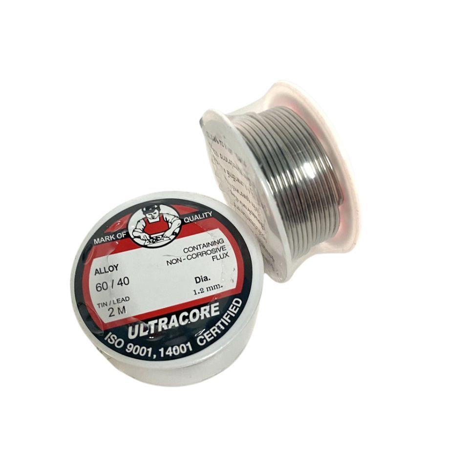 ตะกั่ว 2 เมตร ULTRACORE 1.2mm 60/40 (รับประกัน 1 เดือน) สินค้ามีพร้อมส่งในไทย ราคา ถูกที่สุด ดีลบีเคเค แกลเลอรีภาพที่ 3