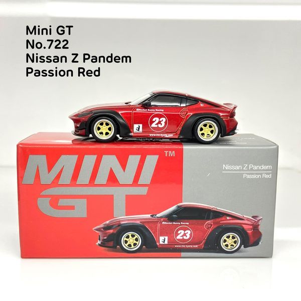 Mini GT No.722 Nissan Z Pandem Passion Red
