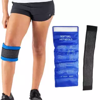 Softgel Hot&Cold ถุงเจลแบบมีสายรัด เจลประคบร้อนเย็น ถุงเจลประคบร้อนเย็น ถุงประคบร้อนเย็น ที่ประคบร้อนเย็น