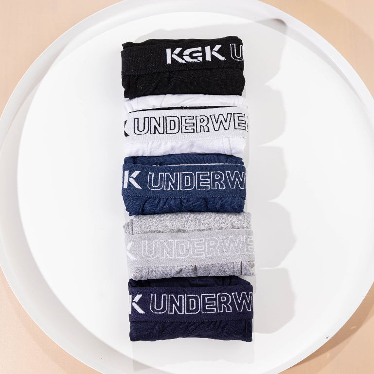 KGK Underwear 1ตัว กางเกงในชายขาสั้น กางเกงในบ็อกเซอร์ งานคุณภาพยืดหยุ่น เนื้อผ้านิ่มใส่สบายไม่อึดอัด ผ้าระบายอากาศได้ดี