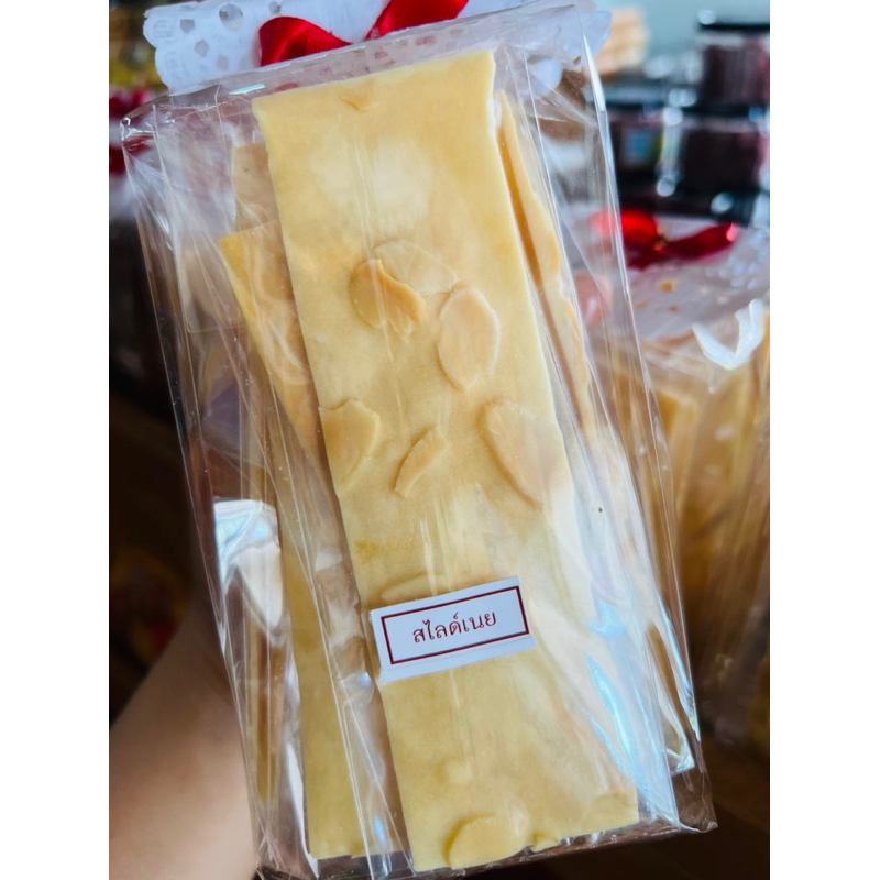 อัลม่อนสไลด์มี 2 รสชาติ หอมมัน ไม่หวานมาก