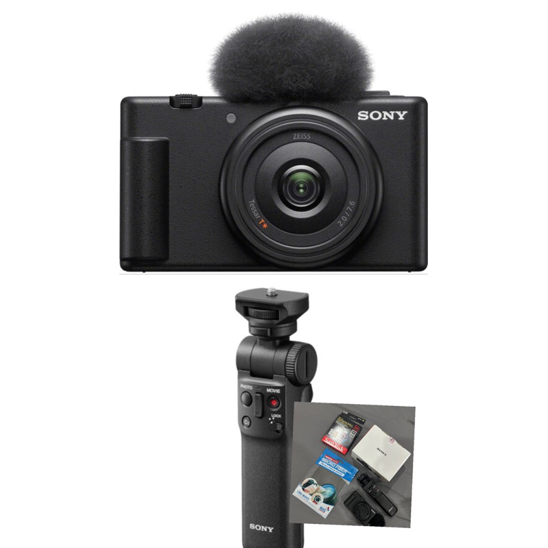 Sony ZV-1F กล้องคอมแพค (รับประกันศูนย์ถึง Dec 2024) + Sony กริ๊ปถ่ายภาพรุ่น GP-VPT2BT