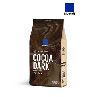 Bluekoff ผงโกโก้ เกรดพรีเมี่ยม โกโก้ดาร์ก Cocoa Dark (บรรจุ 1,000 กรัม)