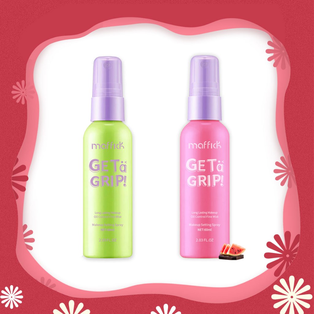 Makeup Setting Spray Dewy Fix - Matte Fix Get a Grip! ควบคุมความมัน ติดทนนาน สดชื่น สเปรย์ล็อคเครื่องสำอาง 60ml