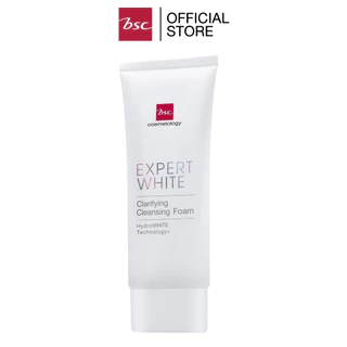 [ SET 2 ชิ้น ] BSC EXPERT WHITE CLARIFYING CLEANSING FOAM นวัตกรรมโฟมล้างหน้า เพื่อผิวแลดูกระจ่างใส