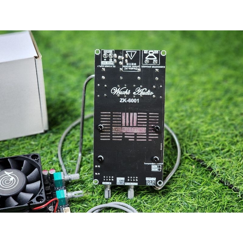 ZK 6001 600W. **ของแท้** 100% รุ่น วอลุ่มเดิม แอมป์ขับเบส TPA3255  DC18-50v แอมป์ขับซับ แอมป์จิ๋ว diy zk-6001 ว.เดิม