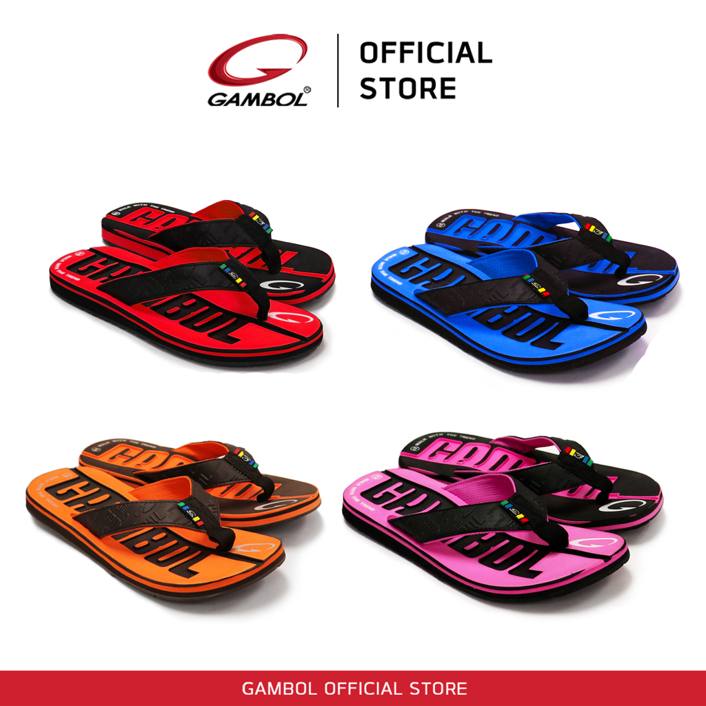 GAMBOL แกมโบล รองเท้าแตะหนีบชายหญิง รุ่น GM11139 / GW11139 Size 36-44