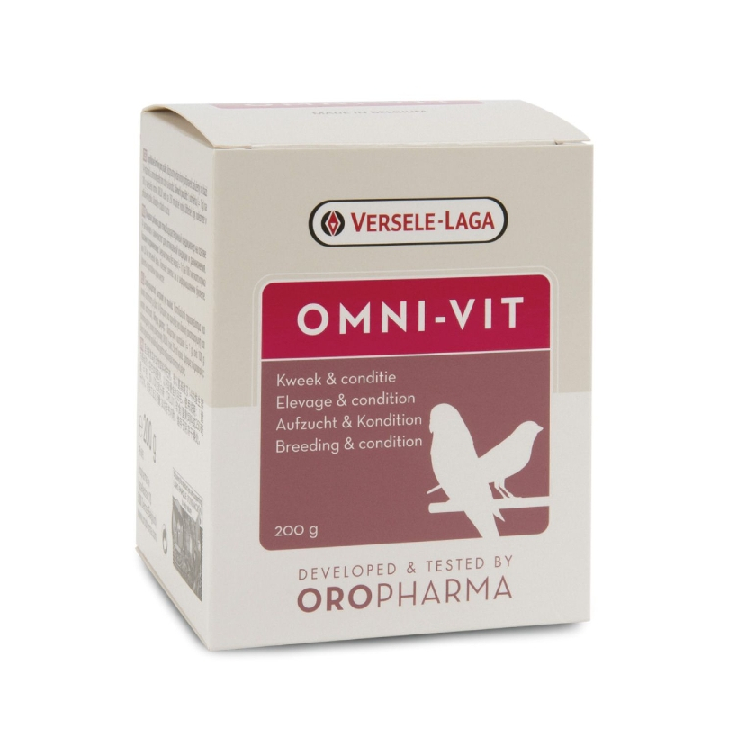 Omni-Vit (แพ็กเกจ 25-200 G.) วิตามินบำรุงนกทุกสายพันธุ์