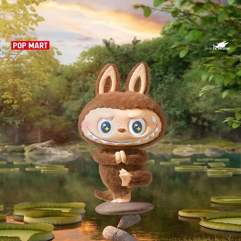 (ของแท้อย่างเป็นทางการ)POP MART Lazy Yoga มอนสเตอร์ซีรีส์ Blind Box