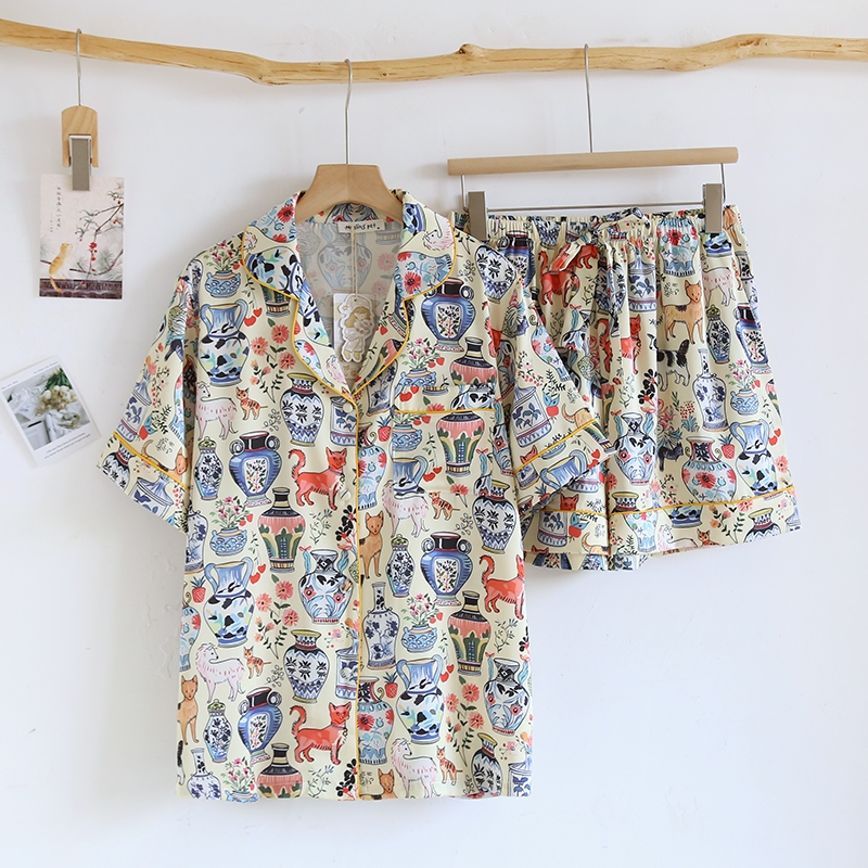ชุดนอน Mulen (Muslin Pajamas) Collection Muslin Pet (N3143 T3143 N3144 T3144)