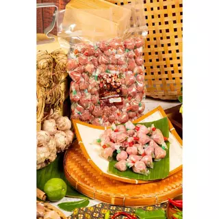 แหนมตุ้มจิ๋วเนื้อโฮมเมด และ เซ็ทพร้อมทำ ตำเส้นเล็ก