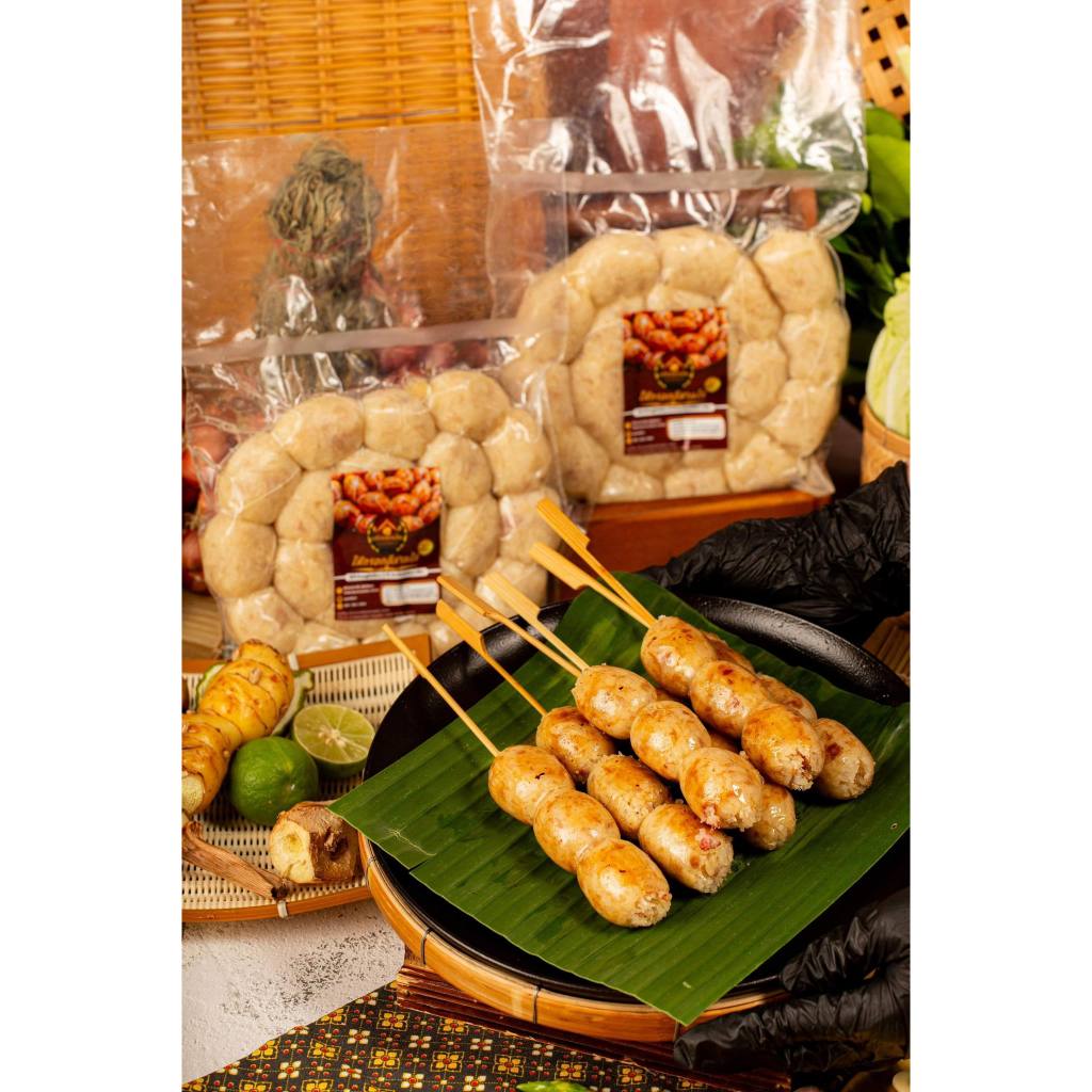 ไส้กรอกอีสานไก่,อีสานเปรี้ยว,อีสานสูตรเด็ด 500กรัม
