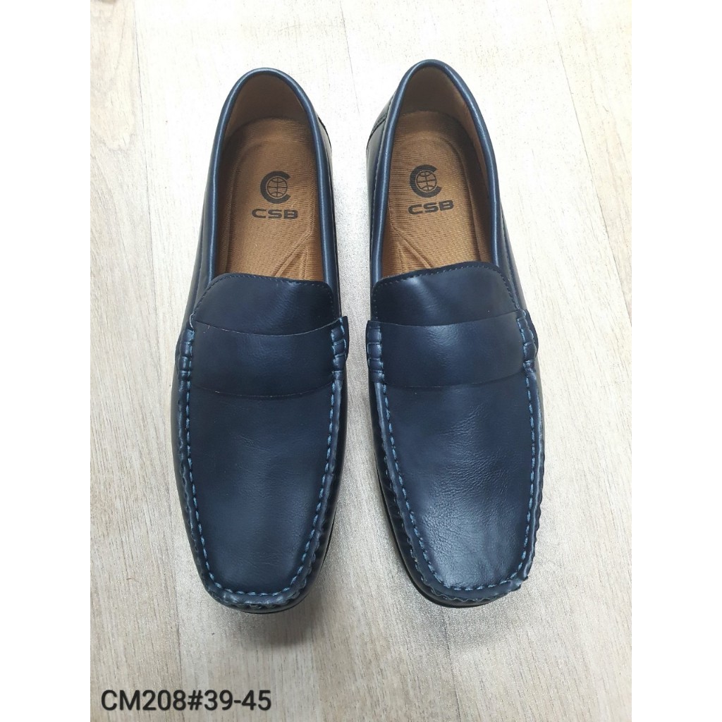 CM208รองเท้าหนังลำลองเย็บพื้นไม่มีส้นไซส์39-45มี4สี