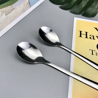 ช้อนสแตนเลสด้ามยาว ช้อนคนกาแฟ ช้อนชานม