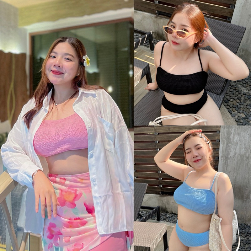 Ginny plus-size bikini | บิกินี่สาวอวบ อก36-46“ ชุดว่ายน้ำสาวอวบไซส์ใหญ่