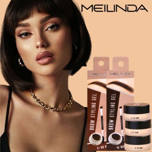 เจลเขียนคิ้ว MEILINDA BROW STYLING GEL MC -3095 เจลคิ้ว เมลินดา ดินสอเขียนคิ้ว เนื้อเนียนเกลี่ยง่ายกันน้ำติดทนนานทั้งวัน