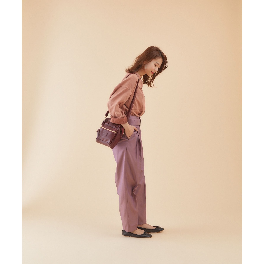 กระเป๋า Anello mini Lotte PU กระเป๋าหนังกระเป๋าสะพายสตรีขนาดเล็ก Crossbody กระเป๋าถือช้อปปิ้ง