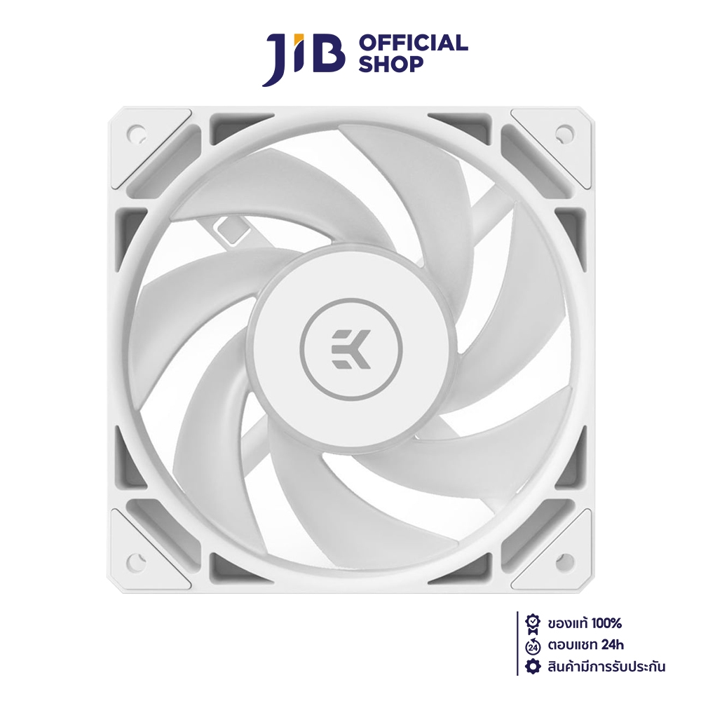 CASE FAN (พัดลมเคส) EKWB EK-LOOP FPT 120 D-RGB (WHITE)