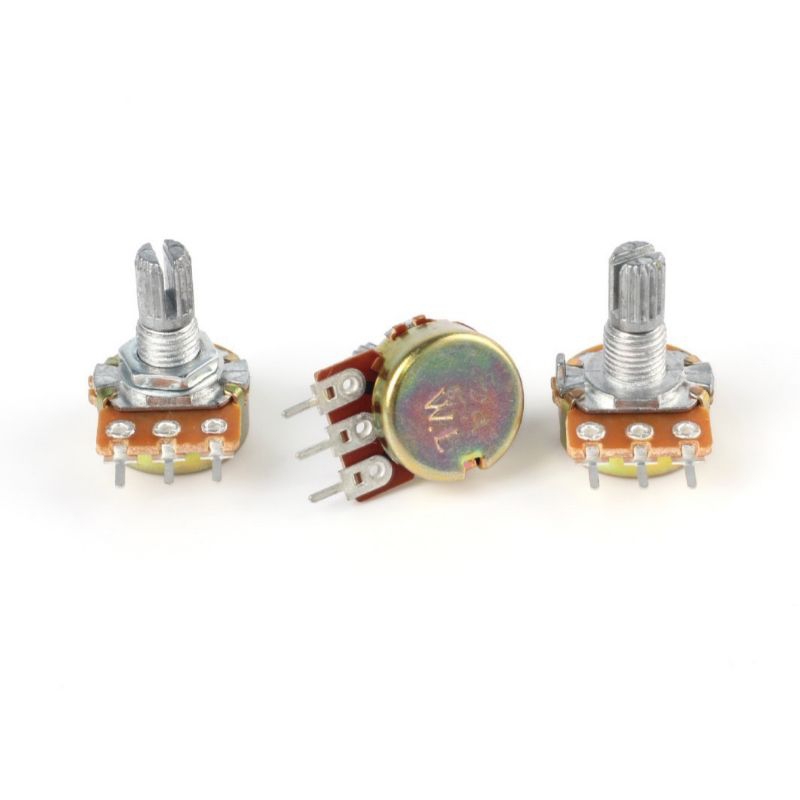 WH148 เดี่ยวโรตารี่ปรับ potentiometer B1KB5KB10KB50KB500K ปรับ เสียงความเร็ว potentiometer วอลลุ่ม