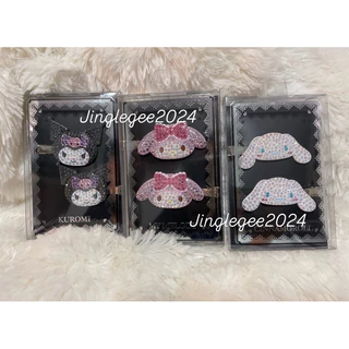 พร้อมส่งจากไทย🇹🇭กิ๊บติดผมซานริโอ้ กิ๊บติดผมSanrio jumbo คอลใหม่ Sanrio hair clipของแท้จากญี่ปุ่น100%