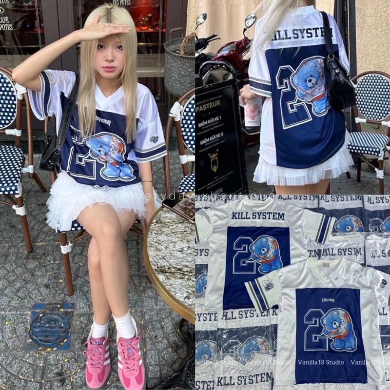 พร้อมส่ง 𝑵𝒆𝒘 𝒄𝒐𝒍𝒍𝒆𝒄𝒕𝒊𝒐𝒏 Kill system "Oversize” (450฿) เสื้อบอลสไตล์ พส.เวียดนาม ความจึ้งระดับ 10 ดีเทลงานเย็บตัดแต่ง