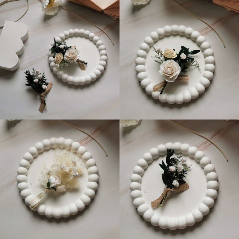 Memoryofflower•เข็มกลัดติดอก•greentheme มีพร้อมเข็มกลัด