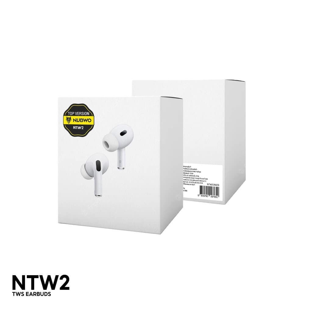 หูฟังไร้สาย แบบอินเอียร์  NUBWO รุ่น NTW2  กะทัดรัด พกพาสะดวก