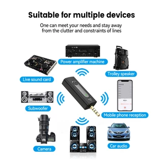 ไมโครโฟนไร้สาย 3.5mm Wireless Microphone ไมค์ไร้สาย K35 แบบพกพา ใช้สําหรับลำโพง ไมค์หนีบปกเสื้อ