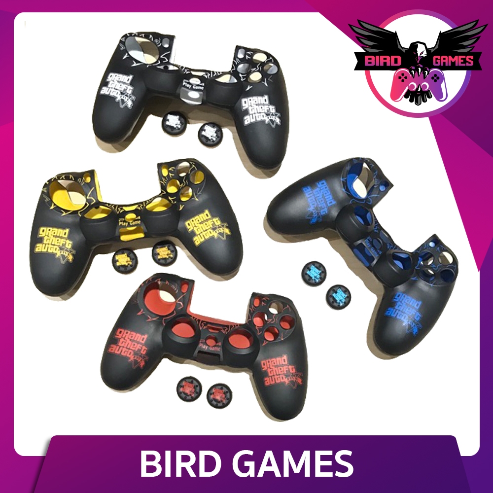 ซิลิโคน จอย PS4 ลาย GTA [silicon for ps4] [ซิลิโคนจอย Ps4] [Silicone for Ps4] [Silicone Ps4 Controll