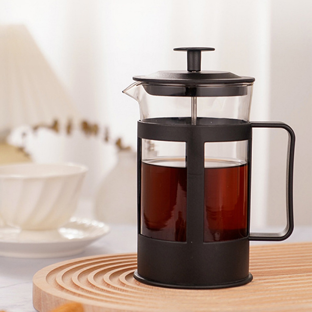 กาชงกาแฟ เหยือกชงกาแฟสด French Press ที่ชงกาแฟ เหยือกทำกาแฟสกัดเย็น แกนสแตนเลส simple thailand