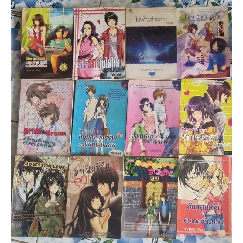 หนังสือนิยายมือสองขายตามสภาพ